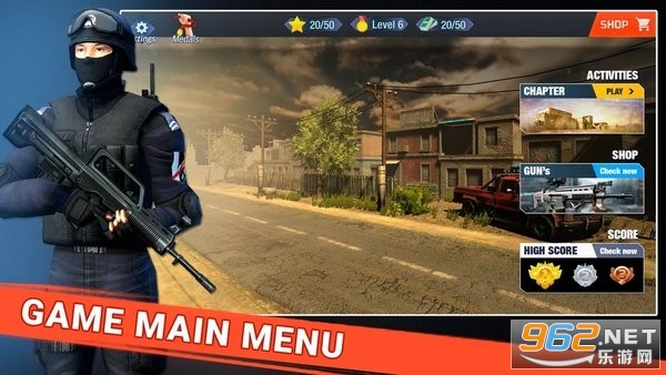�Ե�����undercover shooter��Ϸv1.1 ��׿���ͼ1