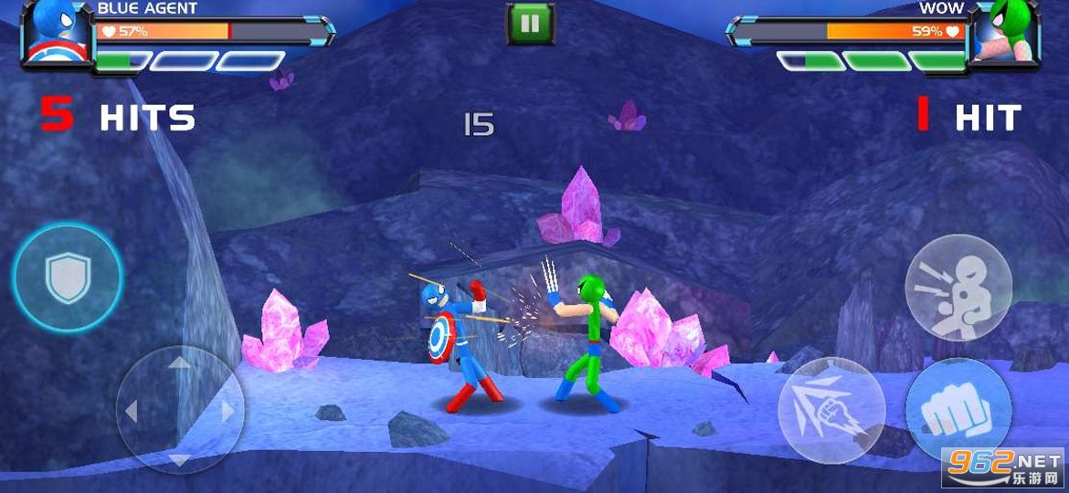 ����˳���Ӣ��Stickman Superhero: Stick Game��ͼ2