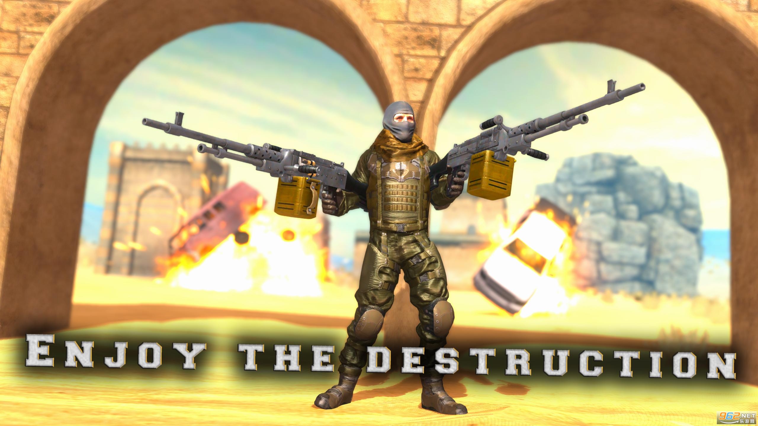 ɳĮ����ǹ��(Desert Gunner Machine Gun Game)��Ϸ�������ͼ0