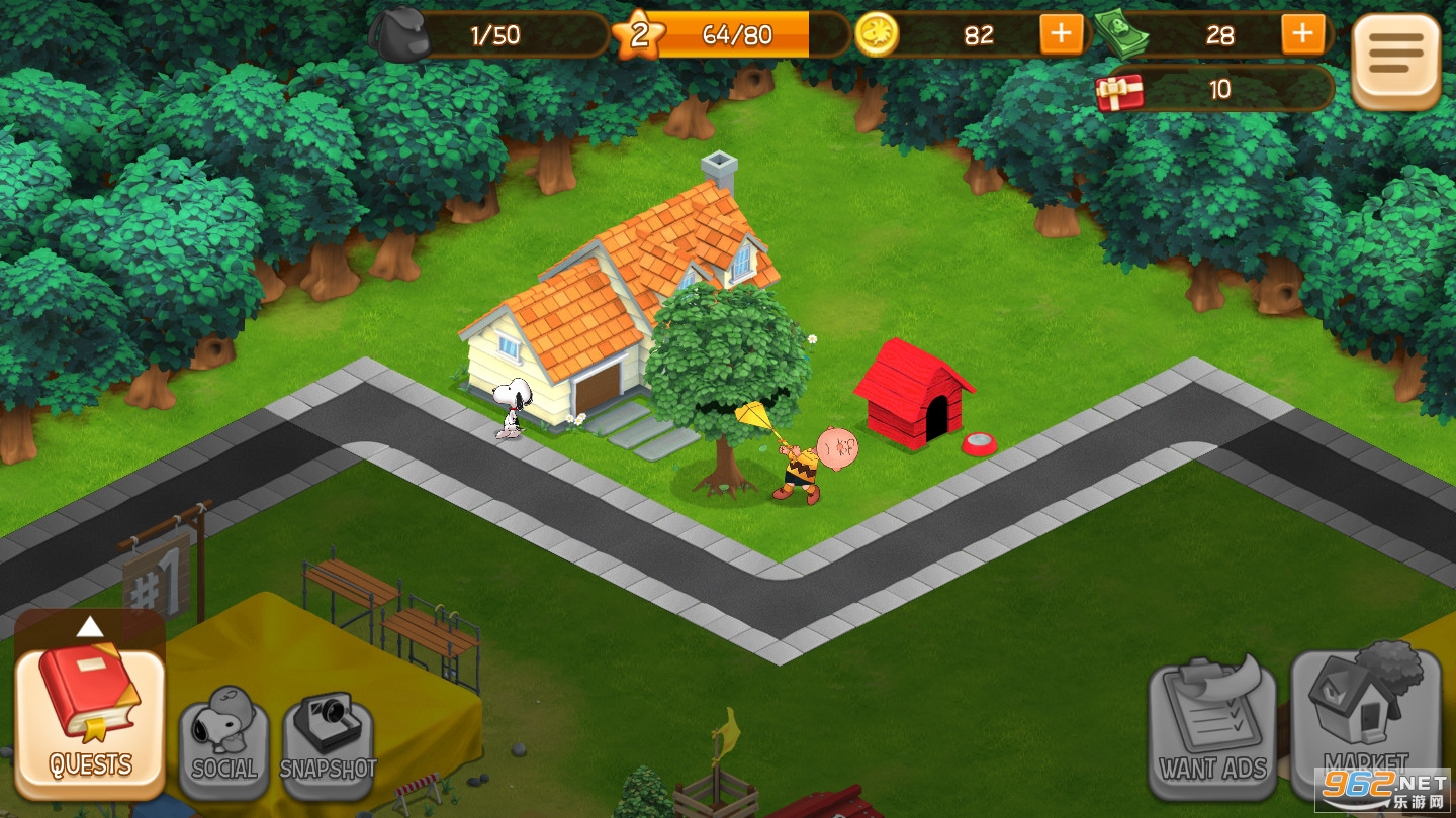 ʷŬ�ȵ�С������(Snoopys Town Tale CityBuilder)��ͼ1