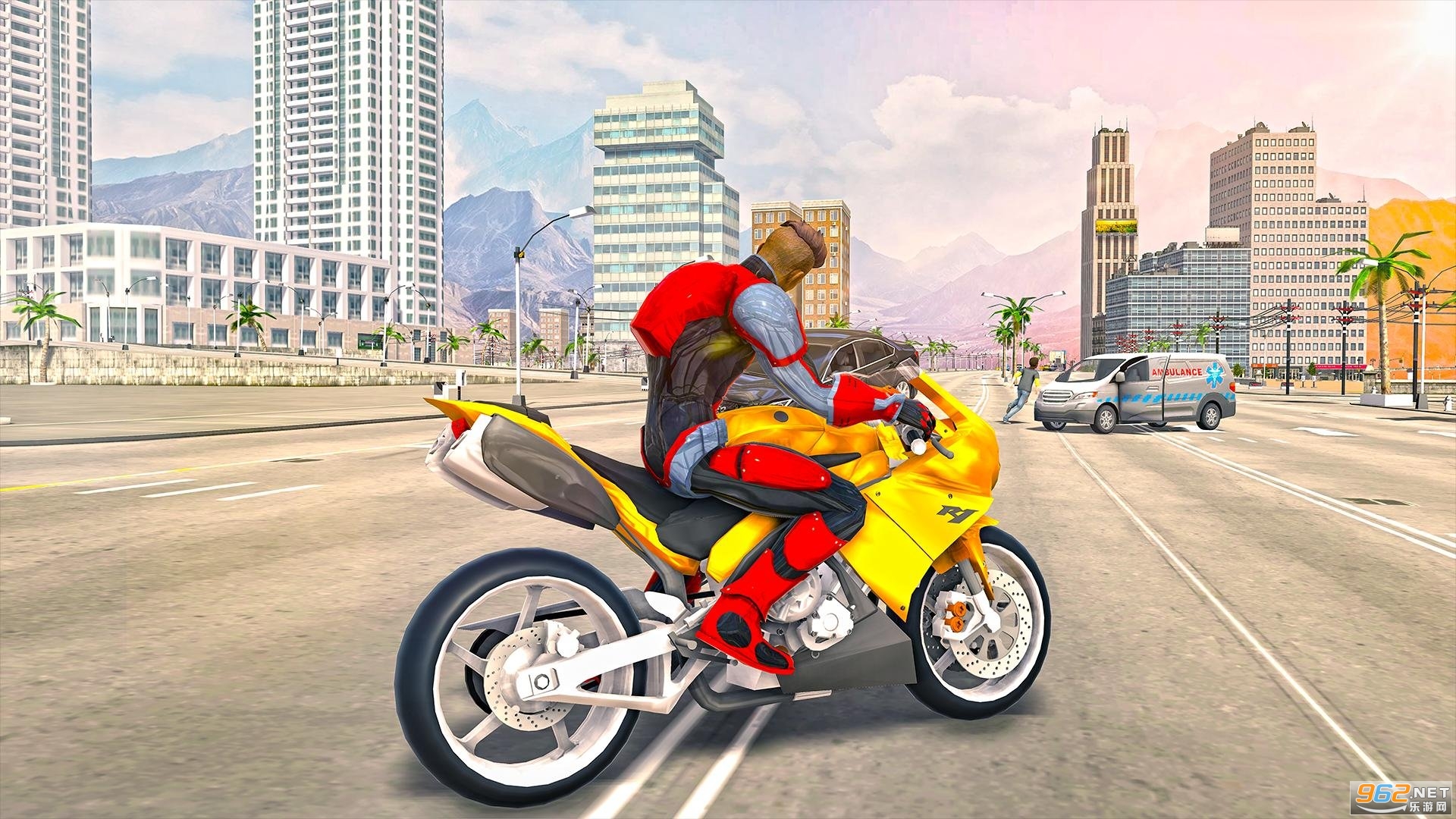 ����Ӣ���ؼ�Ħ��������3d(Motorbike Game 3d:Bike Stunts)v1.0 ��׿���ͼ1