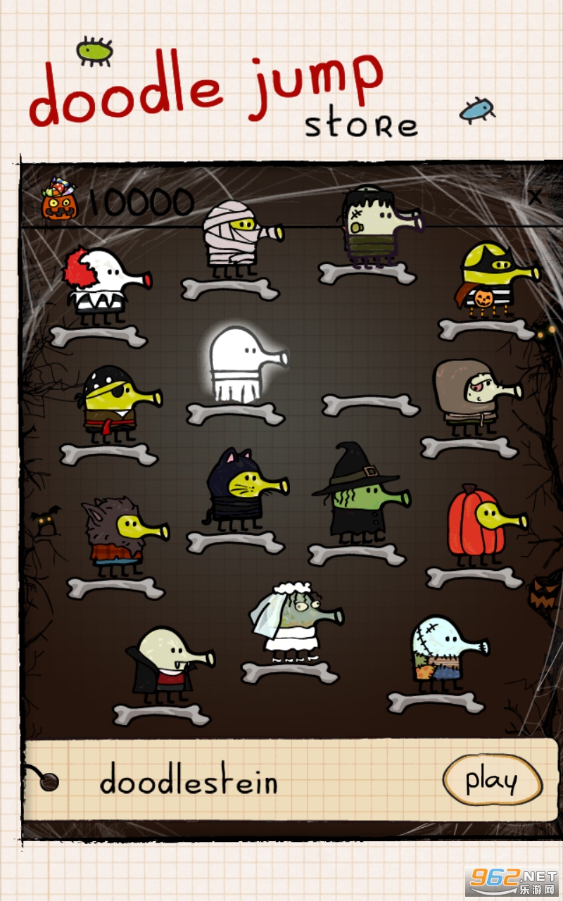doodlejump全皮肤解锁 doodlejump全皮肤解锁