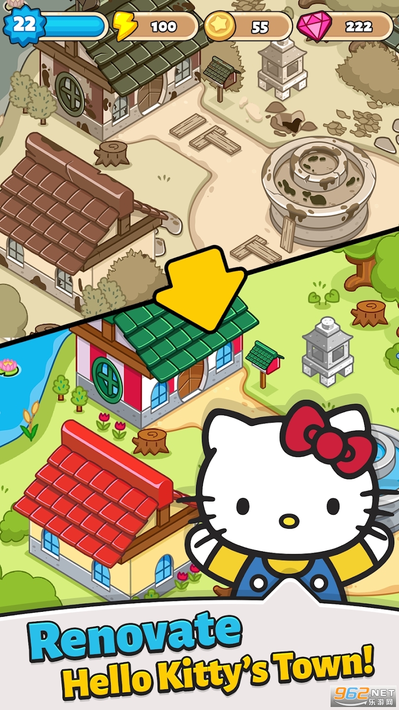 Hello Kitty Merge Town��Ϸ��ͼ4