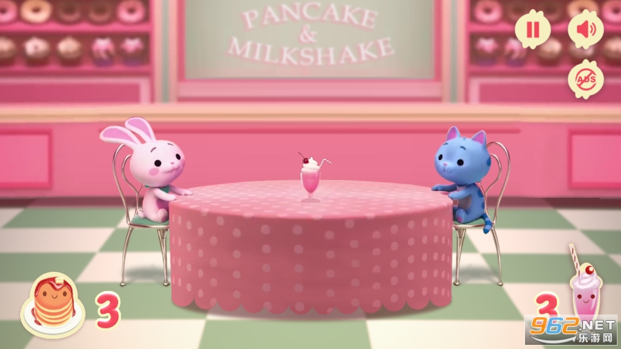 Pancake Milkshake(松饼奶昔兔子游戏)截图1