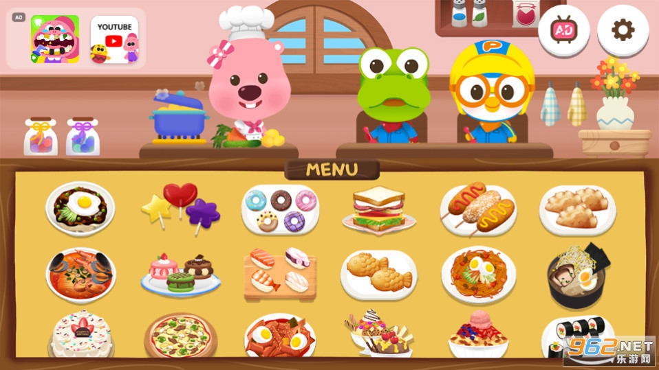 波鲁鲁料理游戏Pororo Cooking Game 波鲁鲁料理游戏Pororo Cooking Game