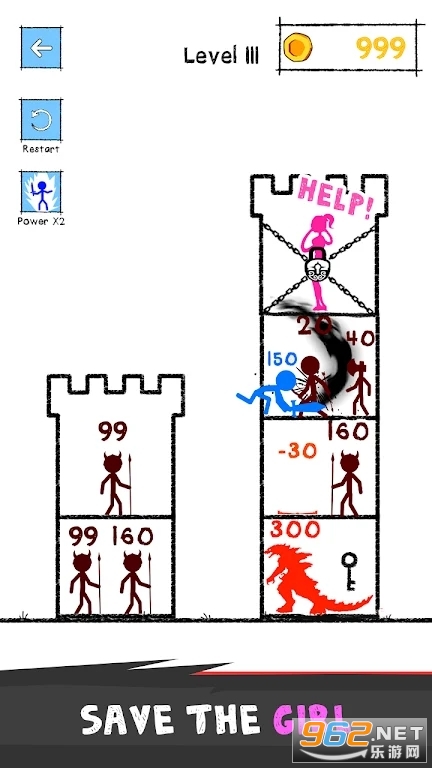 Number.io Stick Tower Defense��Ϸ��ͼ1