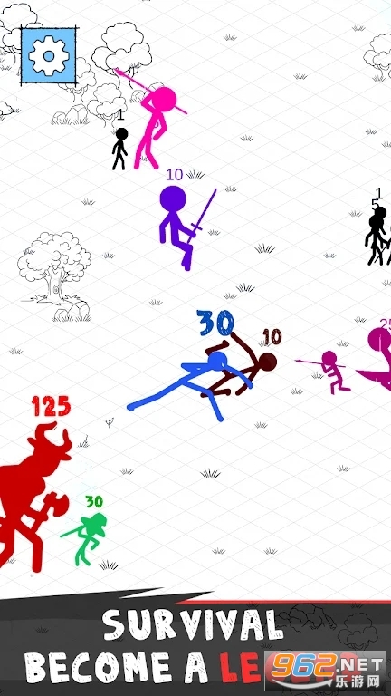 Number.io Stick Tower Defense��Ϸ��ͼ2
