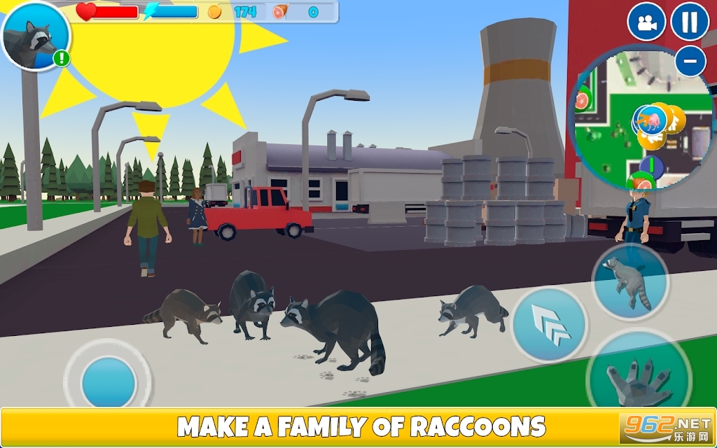 С���ģ����Raccoon Adventure Simulator 3D��ͼ2