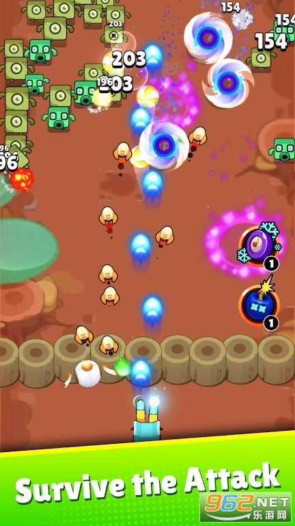幸存者方块射手Survivor: Block Shooter截图0