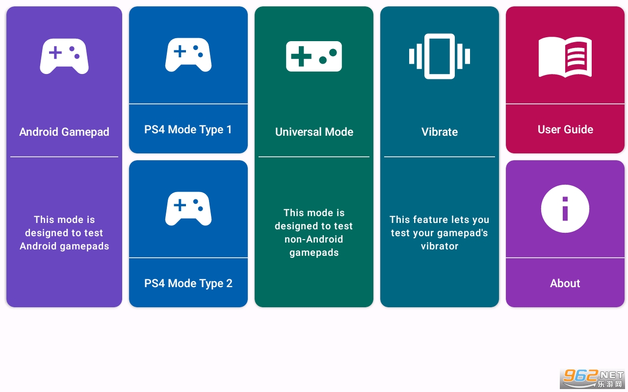 Gamepad Tester app