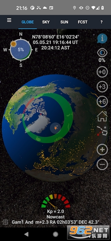 ����Ԥ��appAurora Forecast 3Dv8.5��ͼ3