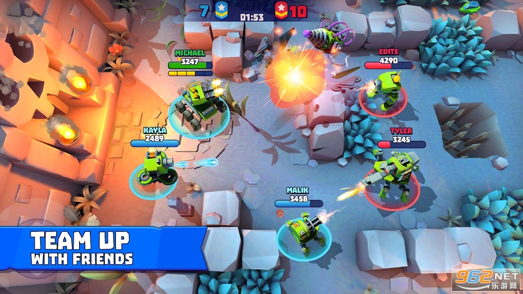 ʵʱ����̹����ϷTanksALot��Ϸ��ͼ2
