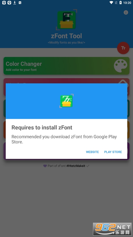 zFont tool appv1.2.3 ���°��ͼ1