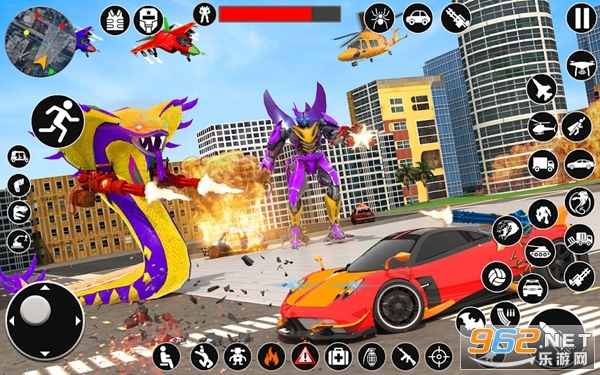 蟒蛇机器人模拟器官方版(Anaconda Snake Robot Game)截图0