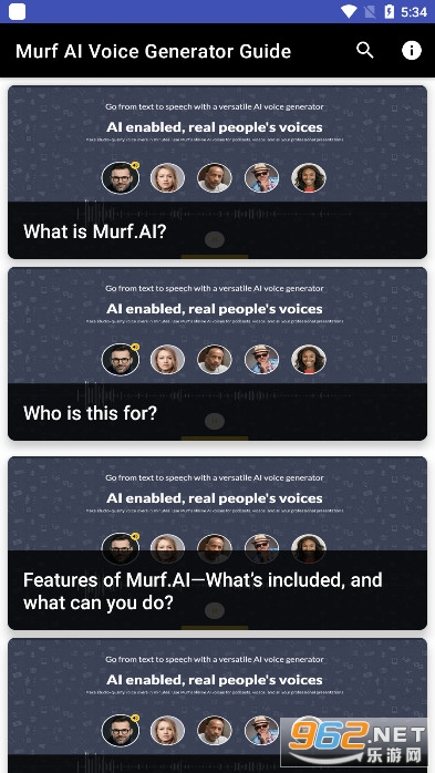 Murf�����ݽ�(Murf AI Voice Generator Guide)v1.0.0 ��׿���ͼ2