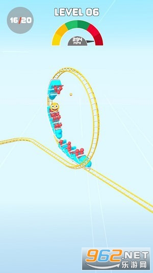 过山车生存游戏最新版(Roller Coaster Survival)截图1