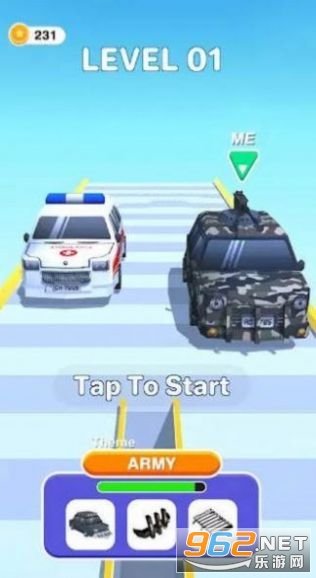 汽车改装赛游戏安卓版(Car Makeover Race 3D)截图0