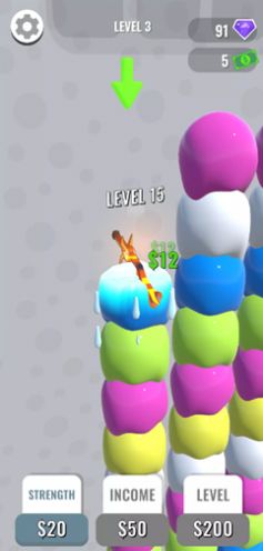 ��˸�ڻ�����������(Swipy Melt!)v0.1 ��׿���ͼ2