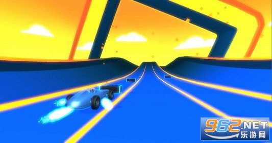 霓虹复古赛车完整版(Neon Racing Overdrive Arcade - Race City Super Car)截图1