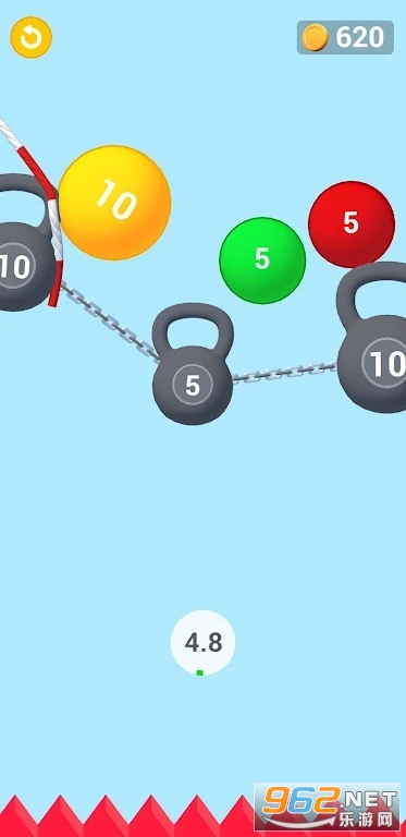 绳索拦球官方正式版(Drop to Rope)截图1