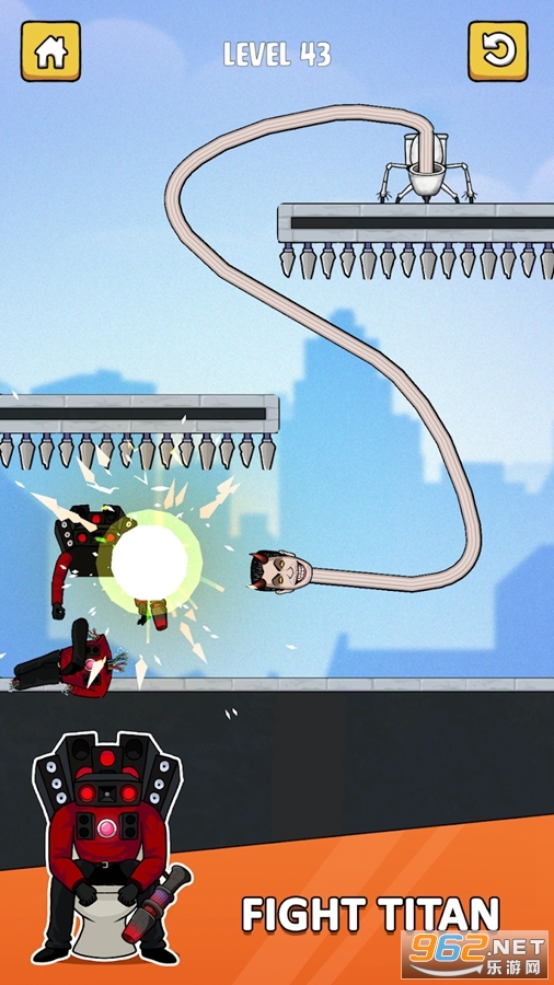 Toilet Monster:Move Survival截图1