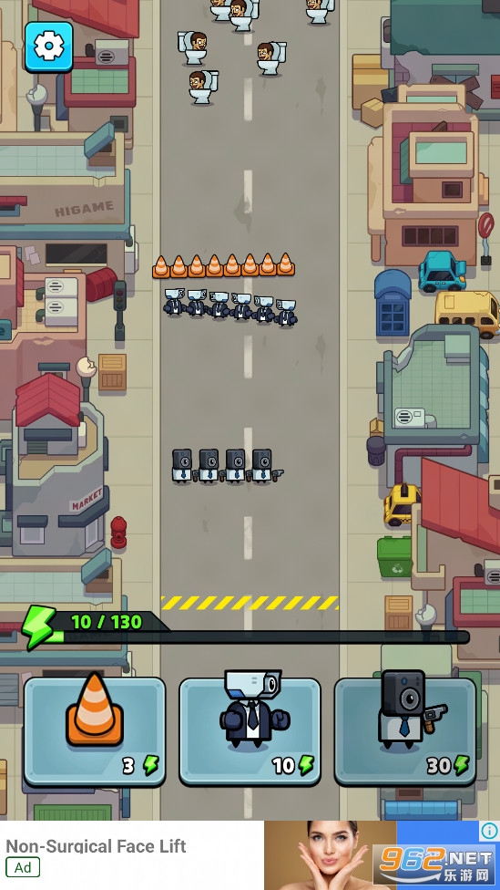 Toilet Fight:Police vs Zombie��Ϸ��ͼ0