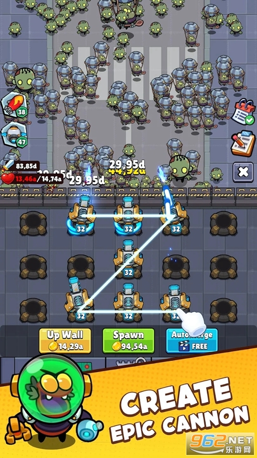 �ϲ���ʬս��v1.0.14 (Merge Cannon - Idle zombie war)��ͼ2