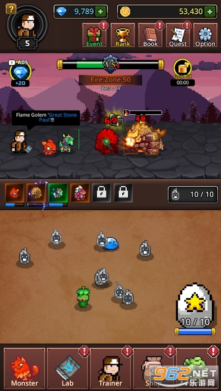�����ϲ��޴�ʦGrow Mergemon Masters-Idle Rpg��ͼ3