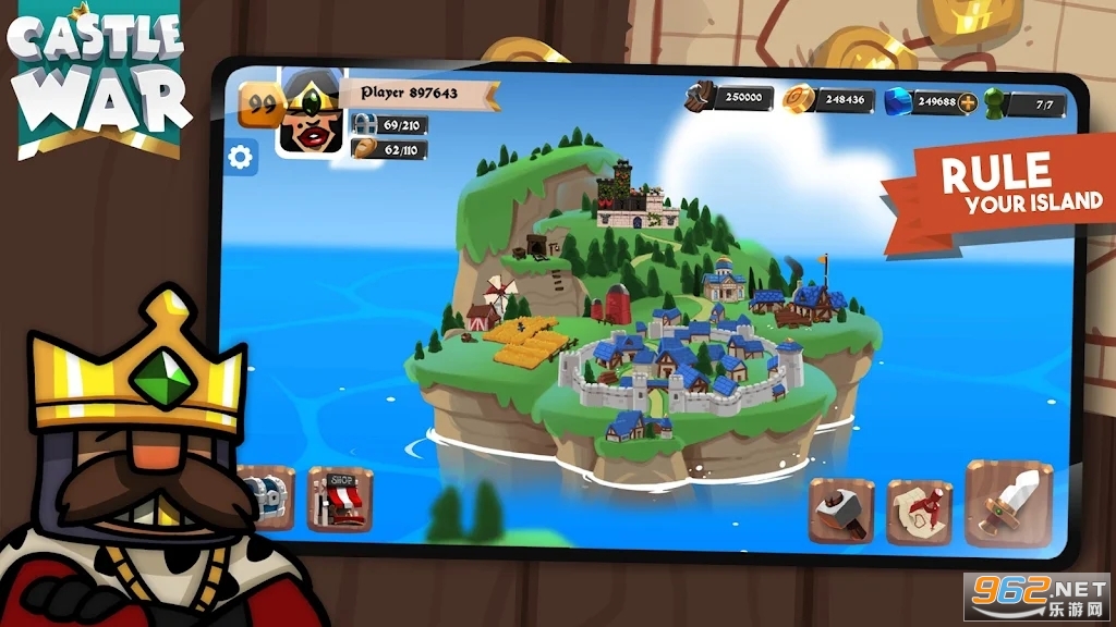 �Ǳ�ս�����õ���Castle War: Idle Island��ͼ1