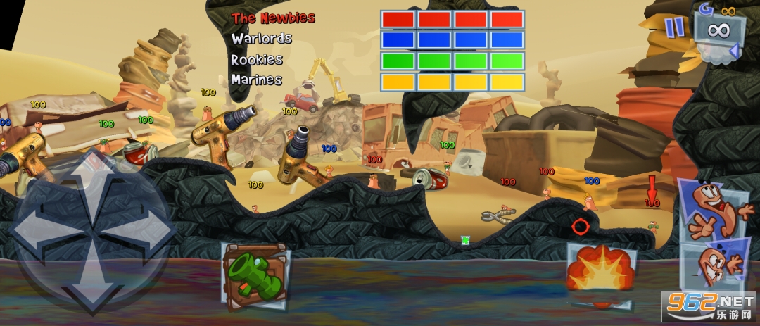 百战天虫行动版(worms w.m.d: mobilize移动版)截图5