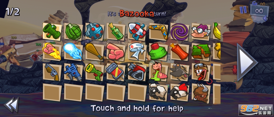 百战天虫行动版(worms w.m.d: mobilize移动版)截图1