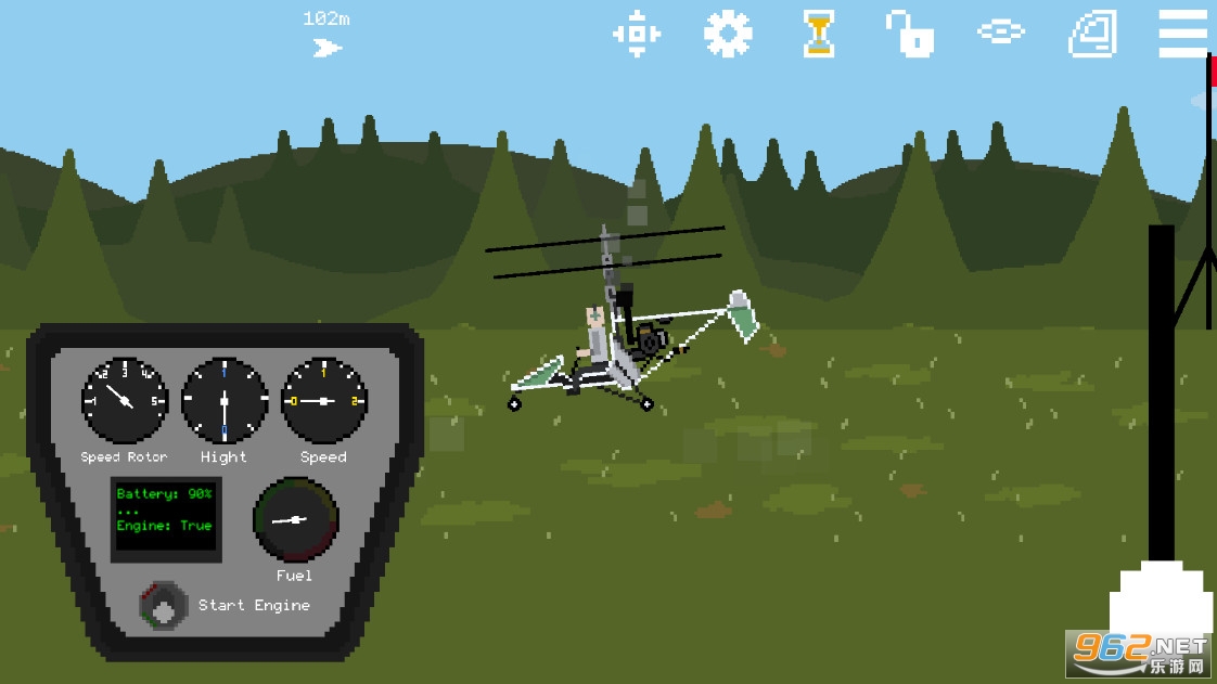 ����ֱ����ģ����Pixel Helicopter Simulator��ͼ1