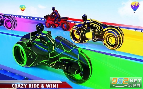�����µ�Ħ�г������������°�(Mega Ramp Bike Race)v0.6 �ٷ����ͼ0