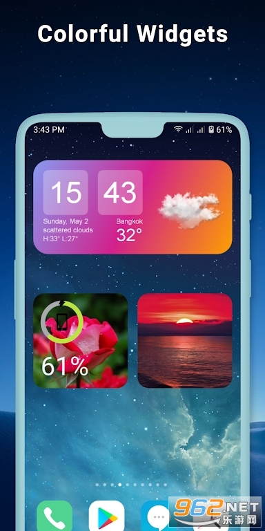 苹果桌面小组件Widgets iOS 16 ColorWidgets安卓版截图0