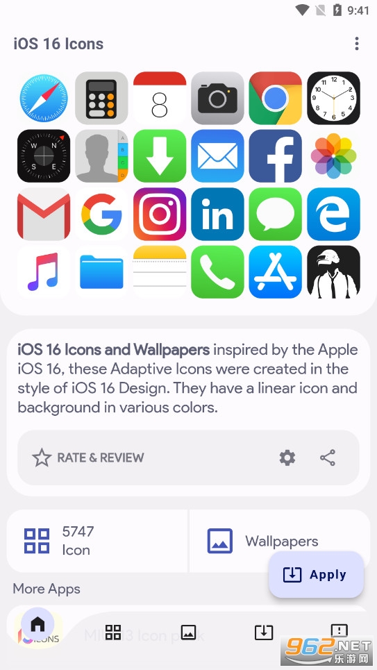 仿苹果图标iOS Icons图标包和壁纸截图4