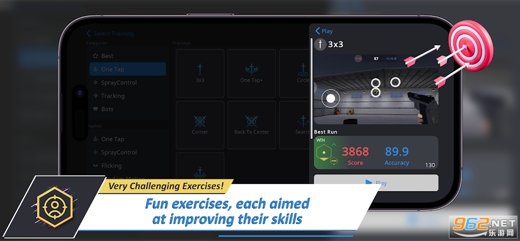 Aim Trainer Mobile�ֻ���׼ѵ������ϰ��ͼ4
