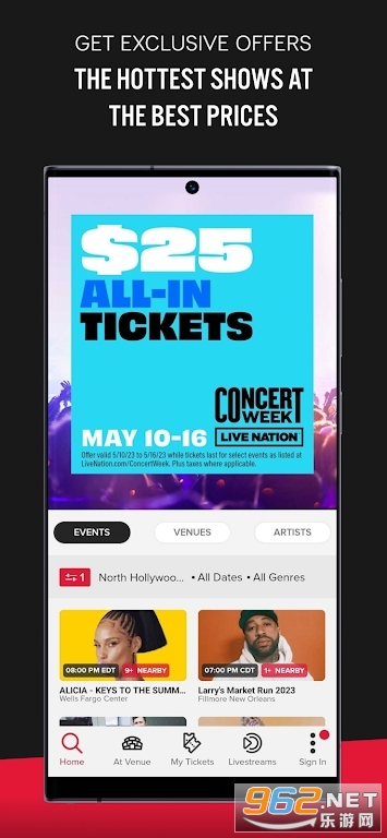 Live Nation��Ʊ����v7.29.0��ͼ0