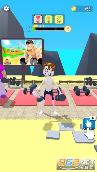 Roblock Gym Clicker Tap Hero��ͼ2