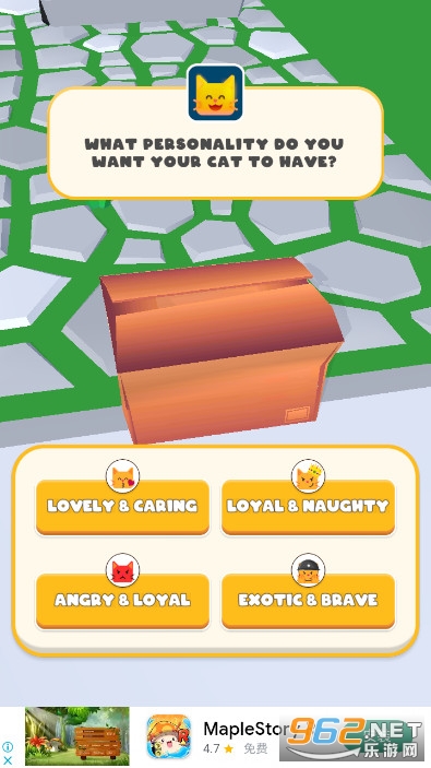 猫咪选择虚拟宠物3D养成游戏(Cat Choices: Pet Simulator 3D)截图0