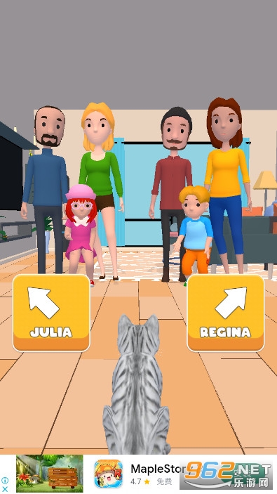 猫咪选择虚拟宠物3D养成游戏(Cat Choices: Pet Simulator 3D)截图1