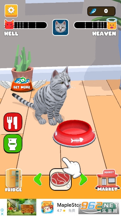 猫咪选择虚拟宠物3D养成游戏(Cat Choices: Pet Simulator 3D)截图3