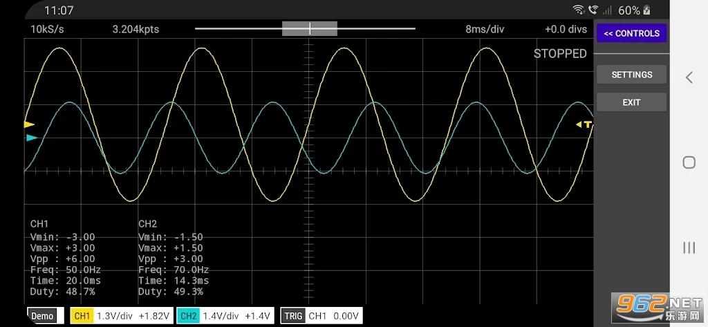 Scoppy Oscilloscope示波器安卓版截图1
