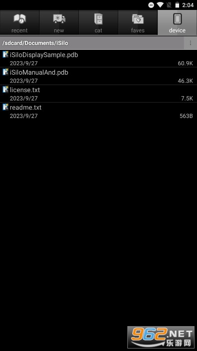 iSilo��׿���İ����°汾v6.2.2.0 �������ͼ0