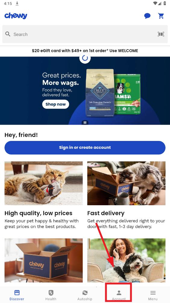 Chewy宠物电商app Chewy宠物电商app
