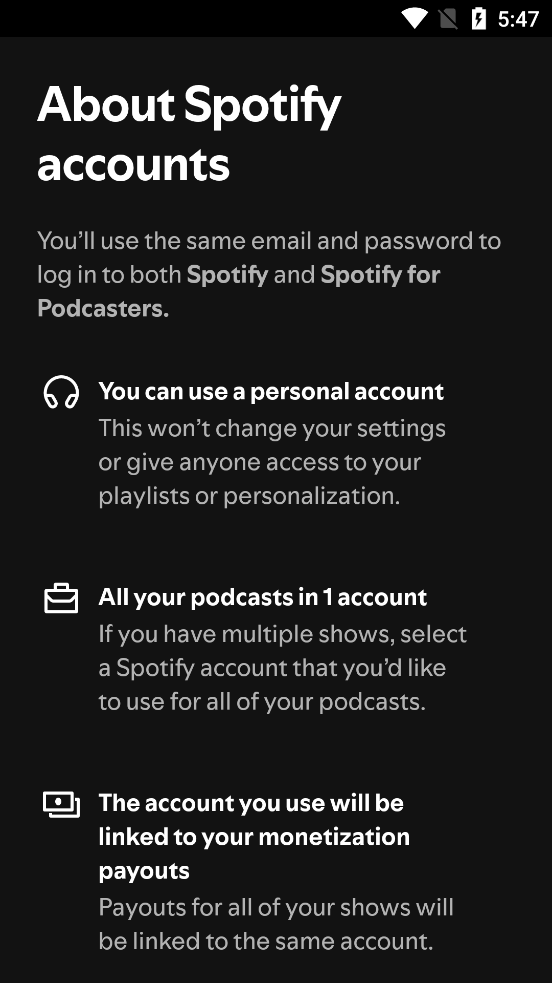 Spotify for Podcasters�ֻ���v7.17.0.444��ͼ1