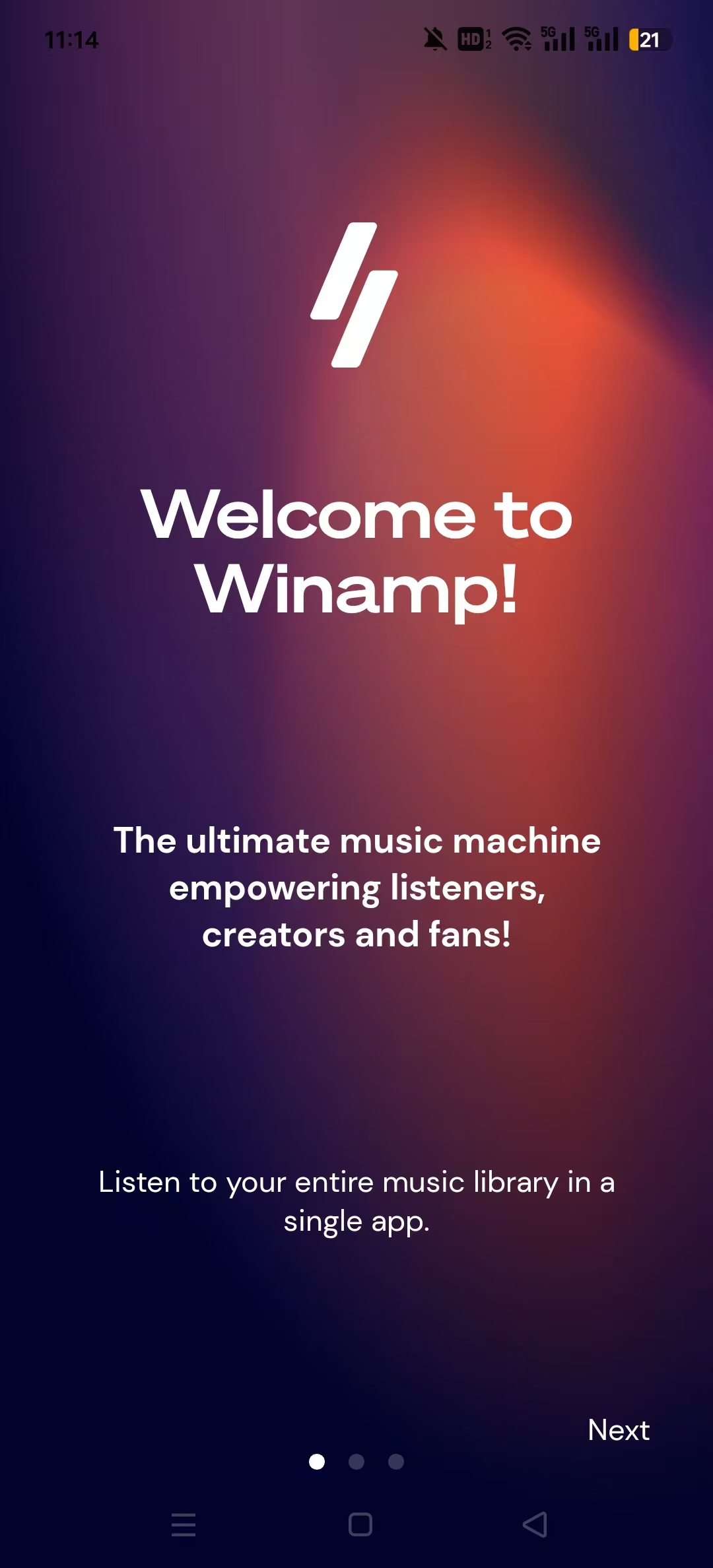 winamp���ֲ���������v1.4.1 �ֻ����ͼ0