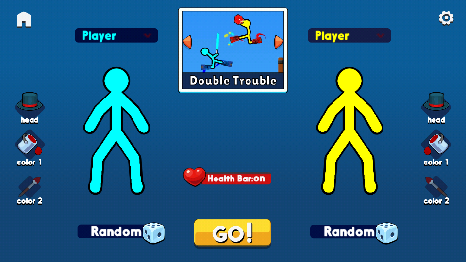 ����˶Ծ����°�(Supreme Duelist Stickman)v4.0.5 ˫�˰��ͼ1