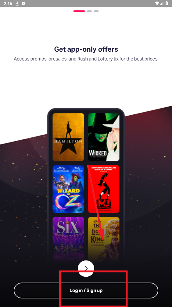 todaytix��Ϊ�ֻ�