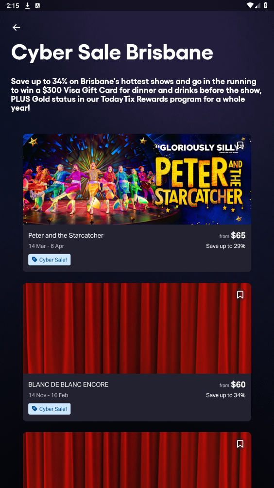 todaytix��Ϊ�ֻ���v2.176.0 ���°��ͼ3
