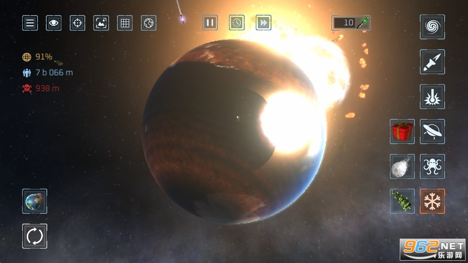 Solar Smash(星球毁灭模拟器游戏)截图2